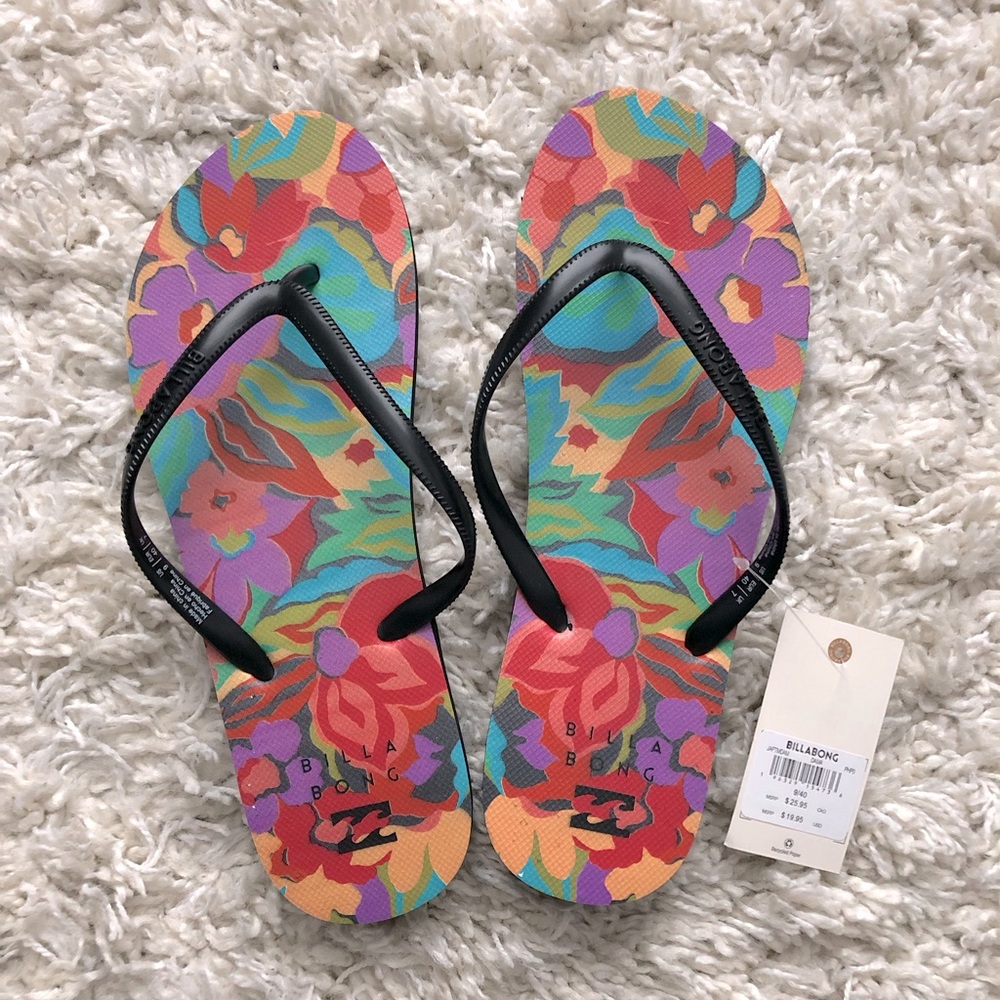 Brand New with Tags Billabong Flip Flops